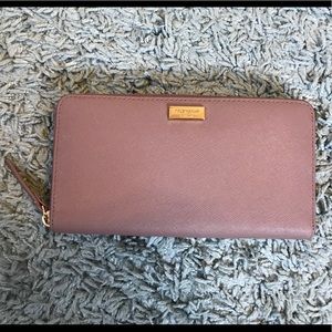 Kate Spade mauve wallet